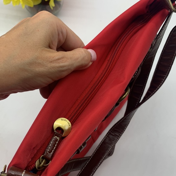 Travelon Red Nylon Crossbody Bag NYB4159 - Picture 9 of 16
